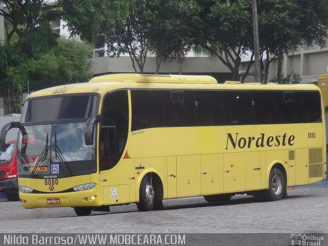 Viação Nordeste 8080 na cidade de Fortaleza, Ceará, Brasil, por Nildo Barroso. Número da foto: #3383361.