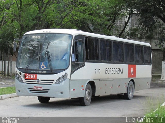 Borborema Imperial Transportes 2110 na cidade de Recife, Pernambuco, Brasil, por Luiz Carlos de Santana. Número da foto: #3383324.