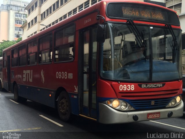 BTU - Bahia Transportes Urbanos 0938 na cidade de Salvador, Bahia, Brasil, por Luciano Diniz. Número da foto: #3382699.