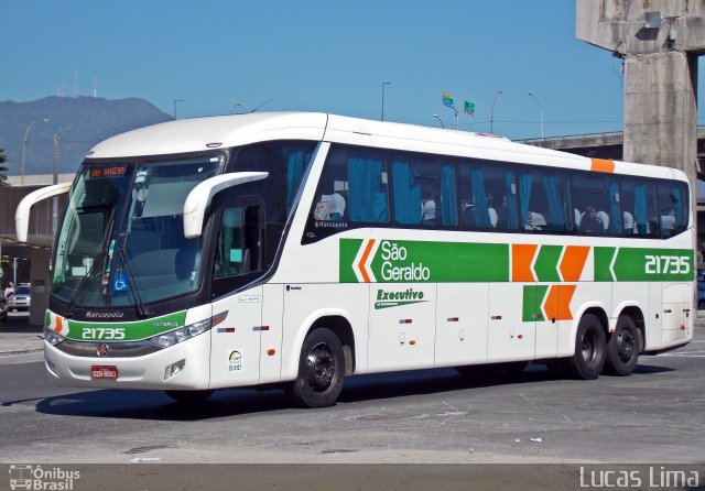 Cia. São Geraldo de Viação 21735 na cidade de Rio de Janeiro, Rio de Janeiro, Brasil, por Lucas Lima. Número da foto: #3383452.