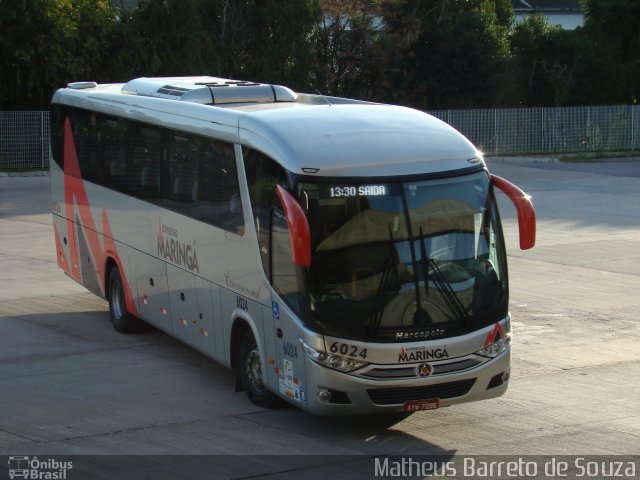 Expresso Maringá 6024 na cidade de Curitiba, Paraná, Brasil, por Matheus Barreto de Souza. ID da foto: 3383646.