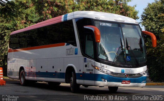Expresso União 10293 na cidade de São Paulo, São Paulo, Brasil, por Cristiano Soares da Silva. Número da foto: #3382645.