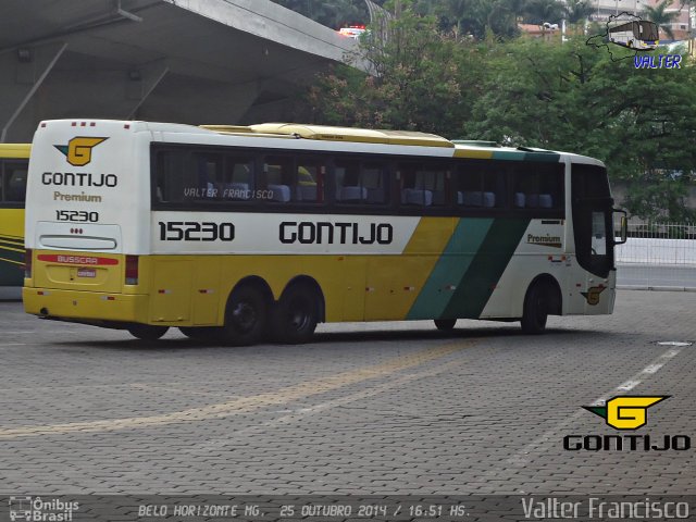 Empresa Gontijo de Transportes 15230 na cidade de Belo Horizonte, Minas Gerais, Brasil, por Valter Francisco. ID da foto: 3384353.