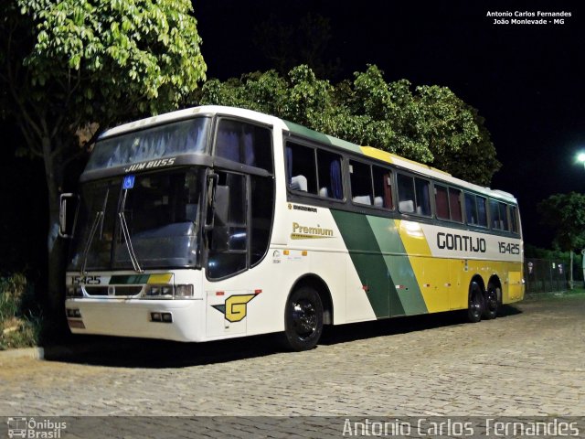 Empresa Gontijo de Transportes 15425 na cidade de João Monlevade, Minas Gerais, Brasil, por Antonio Carlos Fernandes. ID da foto: 3382761.