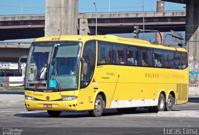 Viação Itapemirim 5867 na cidade de Rio de Janeiro, Rio de Janeiro, Brasil, por Lucas Lima. ID da foto: 3383325.