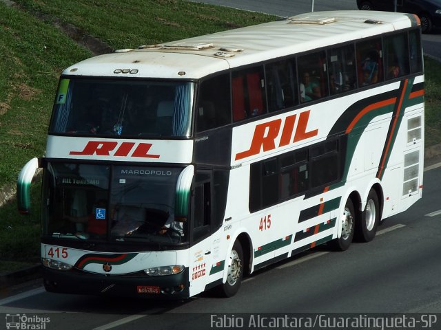 RIL - Rodoviário Ibitinguense Ltda. 415 na cidade de Aparecida, São Paulo, Brasil, por Fabio Alcantara. ID da foto: 3384065.