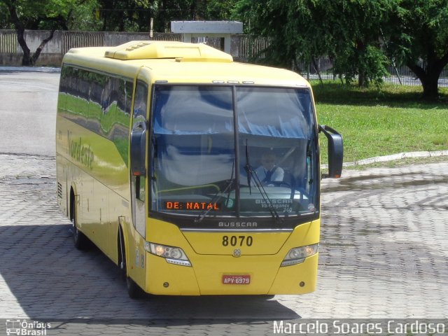 Viação Nordeste 8070 na cidade de João Pessoa, Paraíba, Brasil, por Marcelo Soares Cardoso. Número da foto: #3385539.