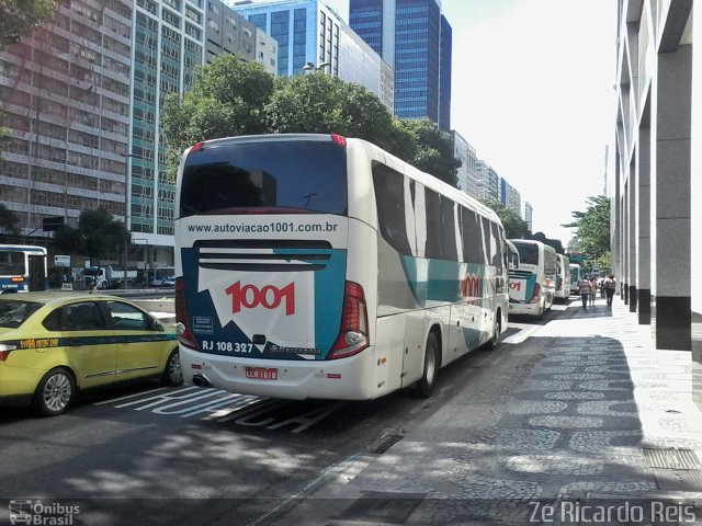 Auto Viação 1001 RJ 108.327 na cidade de Rio de Janeiro, Rio de Janeiro, Brasil, por Zé Ricardo Reis. ID da foto: 3384887.