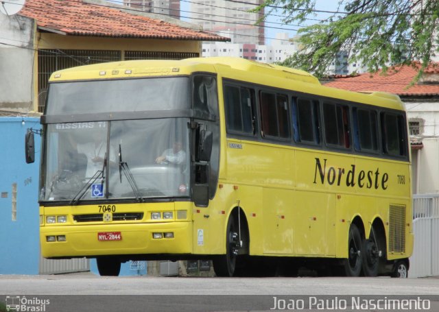 Viação Nordeste 7060 na cidade de Natal, Rio Grande do Norte, Brasil, por Joao Paulo Nascimento Silva. Número da foto: #3386354.