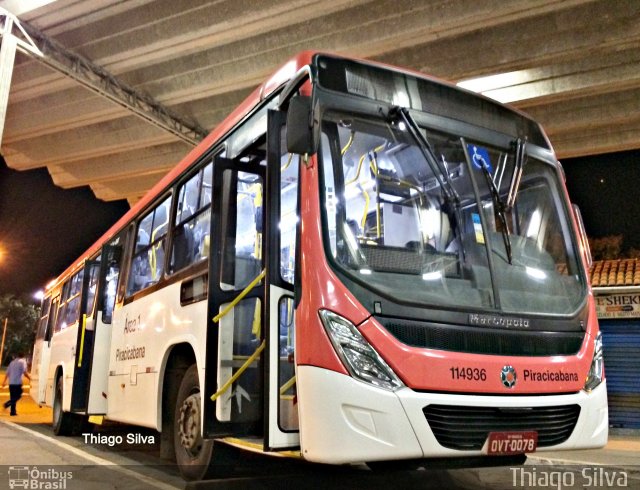 Viação Piracicabana Distrito Federal 114936 na cidade de Planaltina, Distrito Federal, Brasil, por Thiago Silva . Número da foto: #3385909.