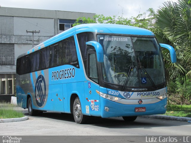Auto Viação Progresso 6220 na cidade de Recife, Pernambuco, Brasil, por Luiz Carlos de Santana. Número da foto: #3385701.