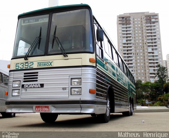 Viação Garcia 5392 na cidade de São Paulo, São Paulo, Brasil, por Matheus Henrique. Número da foto: #3385390.