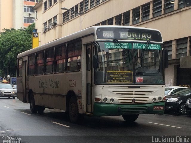 Empresa de Transportes Costa Verde 7224 na cidade de Salvador, Bahia, Brasil, por Luciano Diniz. Número da foto: #3384795.