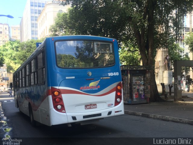 Asabela Transportes e Turismo 1040 na cidade de Salvador, Bahia, Brasil, por Luciano Diniz. Número da foto: #3387531.