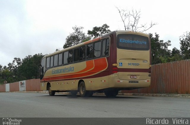 Auto Viação Goianésia 147003-5 na cidade de Brasília, Distrito Federal, Brasil, por Ricardo Vieira. Número da foto: #3387476.