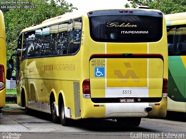 Viação Itapemirim 5515 na cidade de São Paulo, São Paulo, Brasil, por Guilherme Estevan. Número da foto: #3388473.