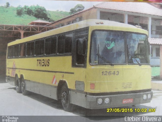 Viação Itapemirim 12643 na cidade de Paraíba do Sul, Rio de Janeiro, Brasil, por Cleber Oliveira. ID da foto: 3388179.