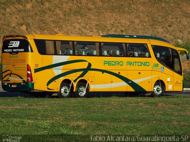 Empresa de Ônibus e Turismo Pedro Antônio RJ 804.002 na cidade de Aparecida, São Paulo, Brasil, por Fabio Alcantara. Número da foto: #3386913.