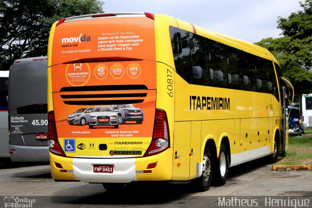 Viação Itapemirim 60817 na cidade de São Paulo, São Paulo, Brasil, por Matheus Henrique. Número da foto: #3389460.