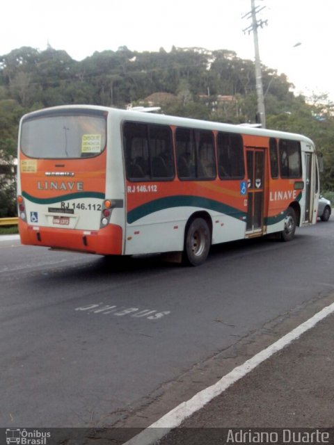 Linave Transportes RJ 146.112 na cidade de Petrópolis, Rio de Janeiro, Brasil, por Adriano Duarte. Número da foto: #3390903.
