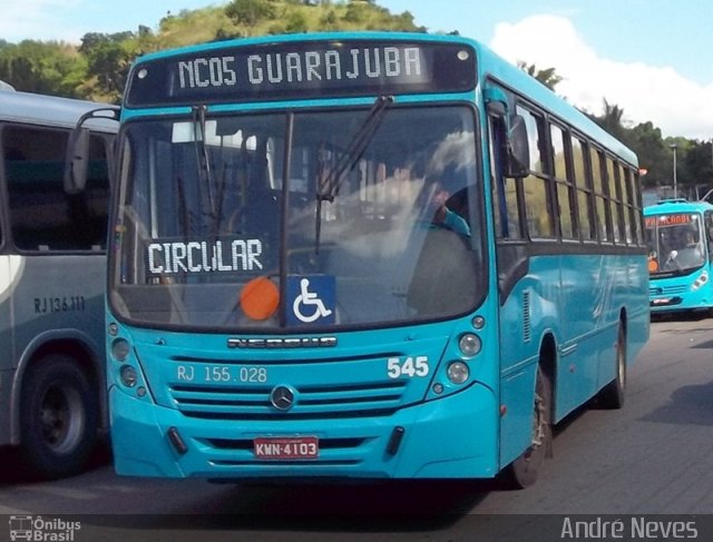 Viação Normandy do Triângulo RJ 155.028 na cidade de Paracambi, Rio de Janeiro, Brasil, por André Neves . ID da foto: 3390438.