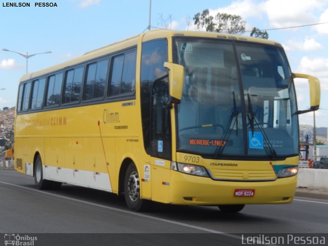 Viação Itapemirim 9703 na cidade de Caruaru, Pernambuco, Brasil, por Lenilson da Silva Pessoa. ID da foto: 3390829.