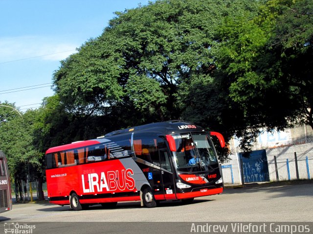 Lirabus 14107 na cidade de São Paulo, São Paulo, Brasil, por Andrew Campos. Número da foto: #3389733.