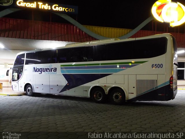 Nogueira Turismo 6500 na cidade de Guaratinguetá, São Paulo, Brasil, por Fabio Alcantara. Número da foto: #3390562.