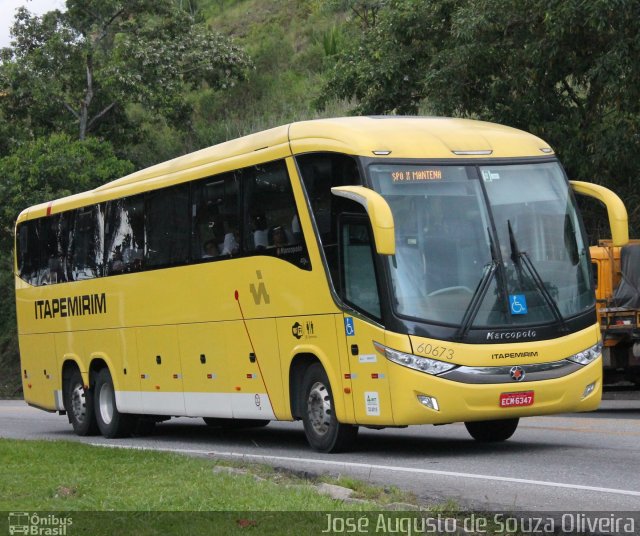 Viação Itapemirim 60673 na cidade de Barra do Piraí, Rio de Janeiro, Brasil, por José Augusto de Souza Oliveira. ID da foto: 3389786.