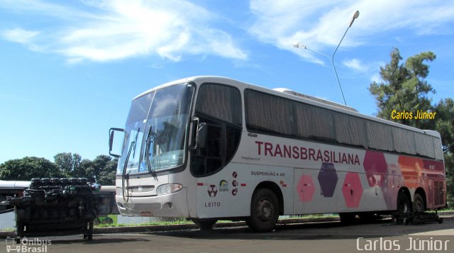 Transbrasiliana Transportes e Turismo 4147 na cidade de Goiânia, Goiás, Brasil, por Carlos Júnior. ID da foto: 3390189.