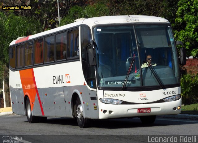 Evanil Transportes e Turismo RJ 132.105 na cidade de Aparecida, São Paulo, Brasil, por Leonardo Fidelli. ID da foto: 3390809.