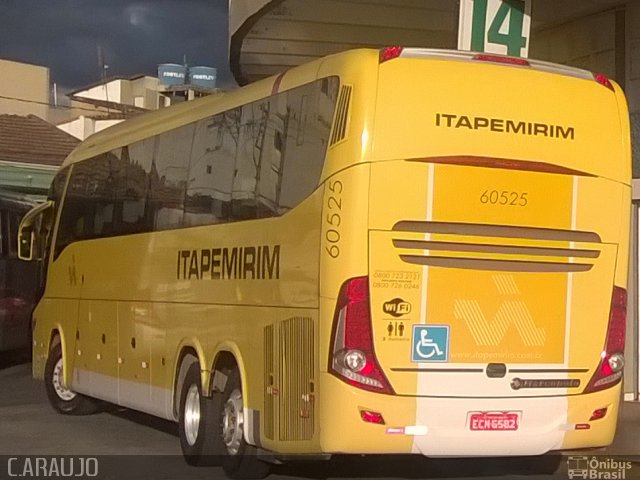 Viação Itapemirim 60525 na cidade de Aparecida, São Paulo, Brasil, por Cainã Marcos de Araujo. ID da foto: 3389244.