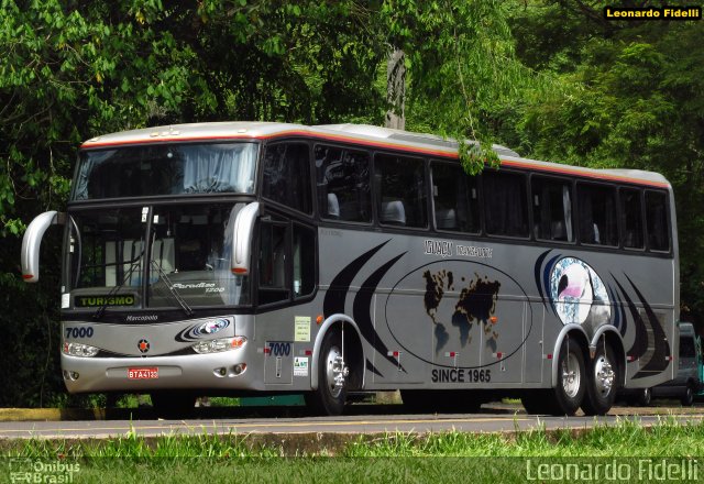 Iguaçu Transporte e Turismo 7000 na cidade de Foz do Iguaçu, Paraná, Brasil, por Leonardo Fidelli. Número da foto: #3393185.