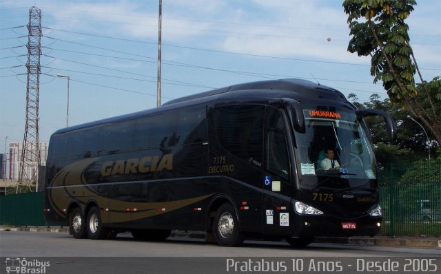 Viação Garcia 7175 na cidade de São Paulo, São Paulo, Brasil, por Cristiano Soares da Silva. ID da foto: 3392522.