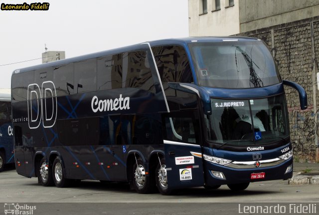 Viação Cometa 14304 na cidade de São Paulo, São Paulo, Brasil, por Leonardo Fidelli. Número da foto: #3393167.