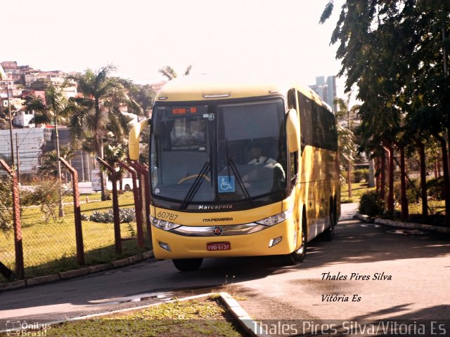 Viação Itapemirim 60787 na cidade de Vitória, Espírito Santo, Brasil, por Thales Pires Silva. ID da foto: 3392725.