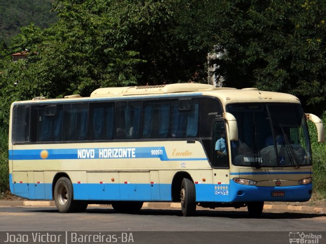 Viação Novo Horizonte 900511 na cidade de Barreiras, Bahia, Brasil, por João Victor. Número da foto: #3393312.