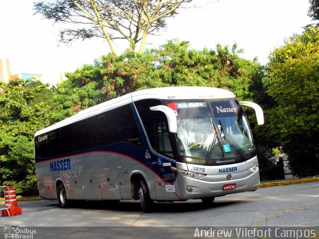 Viação Nasser 208115 na cidade de São Paulo, São Paulo, Brasil, por Andrew Campos. Número da foto: #3392446.