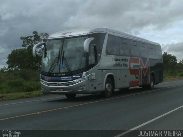 Transporte Coletivo Santa Maria 286 na cidade de Curvelo, Minas Gerais, Brasil, por Josimar Vieira. Número da foto: #3393254.