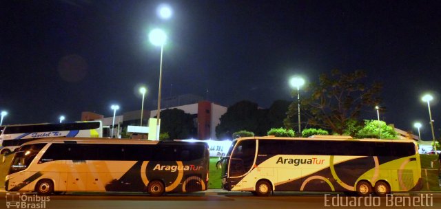 Araguatur Turismo 3010 na cidade de Cuiabá, Mato Grosso, Brasil, por Eduardo Benetti . Número da foto: #3330993.