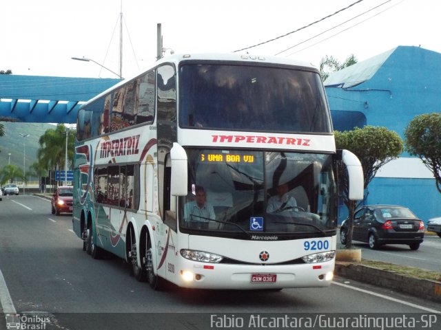 Imperatriz Turismo 9200 na cidade de Aparecida, São Paulo, Brasil, por Fabio Alcantara. ID da foto: 3329640.