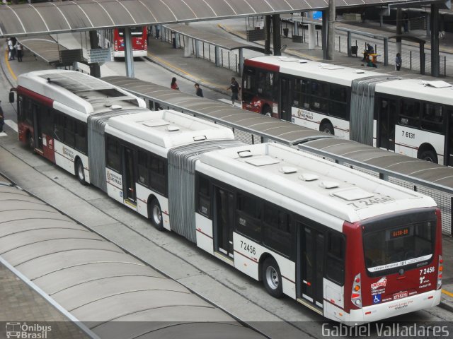 Viação Campo Belo 7 2456 na cidade de São Paulo, São Paulo, Brasil, por Gabriel Valladares. Número da foto: #3331133.