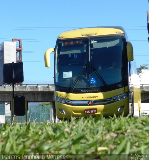 Viação Itapemirim 60775 na cidade de Vitória, Espírito Santo, Brasil, por Marcos Pinnheiro Meneses. ID da foto: 3329597.