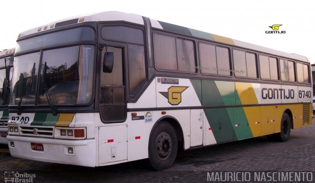 Empresa Gontijo de Transportes 8740 na cidade de Contagem, Minas Gerais, Brasil, por Maurício Nascimento. ID da foto: 3331079.