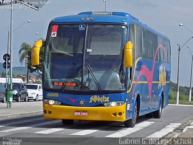 Rápido Expresso Fênix Viação 15025 na cidade de Jundiaí, São Paulo, Brasil, por Gabriel Giacomin de Lima. Número da foto: #3330854.