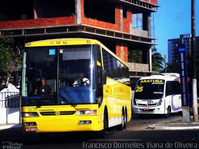 Viação Itapemirim 45315 na cidade de Fortaleza, Ceará, Brasil, por Francisco Dornelles Viana de Oliveira. Número da foto: #3394298.