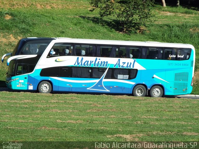 Marlim Azul Turismo 2125 na cidade de Aparecida, São Paulo, Brasil, por Fabio Alcantara. Número da foto: #3395501.