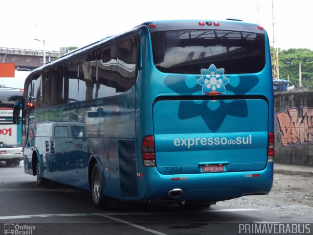 Expresso do Sul 7204 na cidade de Rio de Janeiro, Rio de Janeiro, Brasil, por Alexandre Rodrigo. Número da foto: #3394218.