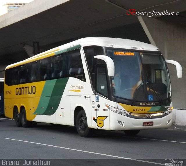 Empresa Gontijo de Transportes 18750 na cidade de Belo Horizonte, Minas Gerais, Brasil, por Breno  Jonathan. Número da foto: #3395058.