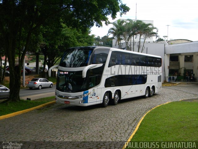 Auto Viação Catarinense 3510 na cidade de Joinville, Santa Catarina, Brasil, por Paulobuss  Guaratuba. Número da foto: #3395828.